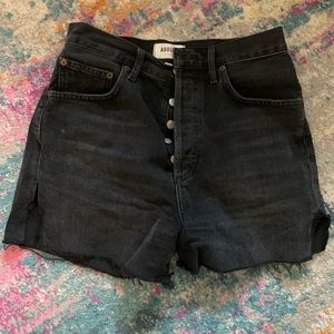 Agolde dee shorts long - black - 26